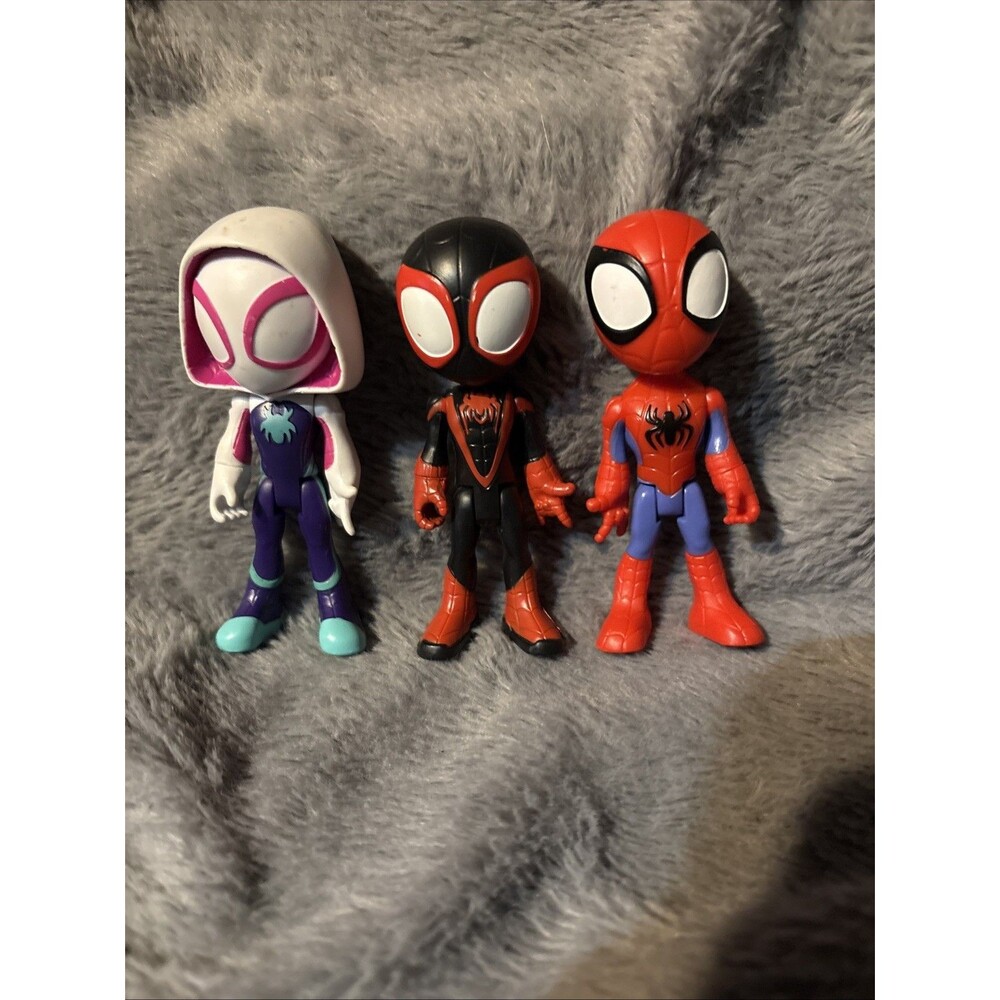 Marvel Spidey and His Amazing Friends Web Spider-Man, Ghost, Miles Morales 3pc